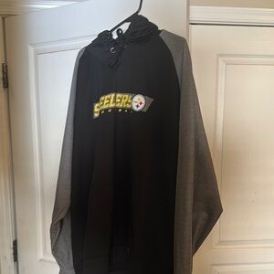 NFL Black and Gray Steelers Sweatshirt